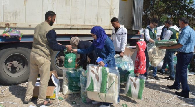 Центр им.Короля Салмана доставляет гуманитарную помощь сирийским беженцам в Ливане
