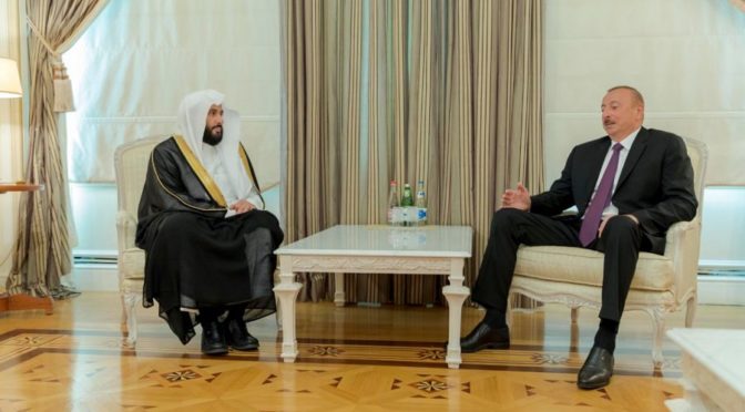 Президент Азербайджана принял Министра юстиции