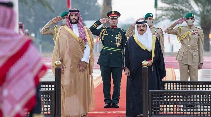 Его Высочество наследный принц прибыл с официальным визитом в Бахрейн