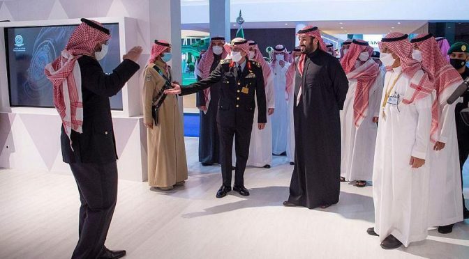 Его Высочество наследный принц открыл работу Международной выставки оборонной промышленности в Эр-Рияде