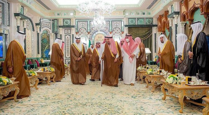 Служитель Двух Святынь и Его Высочество наследный принц поздравили глав исламских стран с праздником Ид аль-Фитр