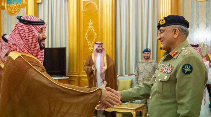Его Высочество наследный принц принял командующего пакистанской армией
