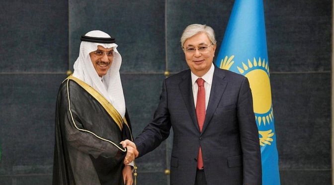 Его Высочество наследный принц принял президента Казахстана